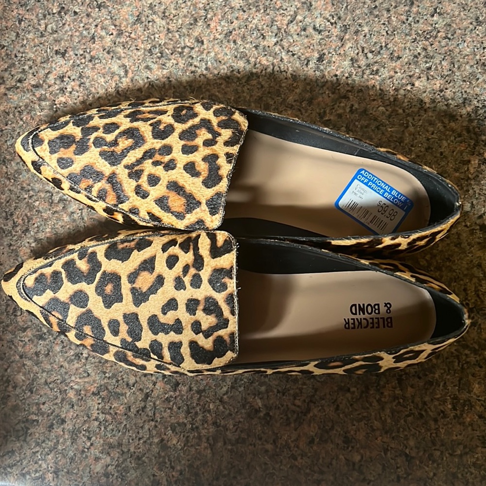 Worn once bleeker & bond cheetah flats